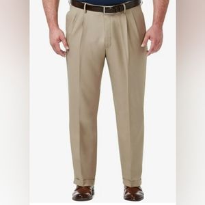 Pantalon liso ajuste clasico Haggar